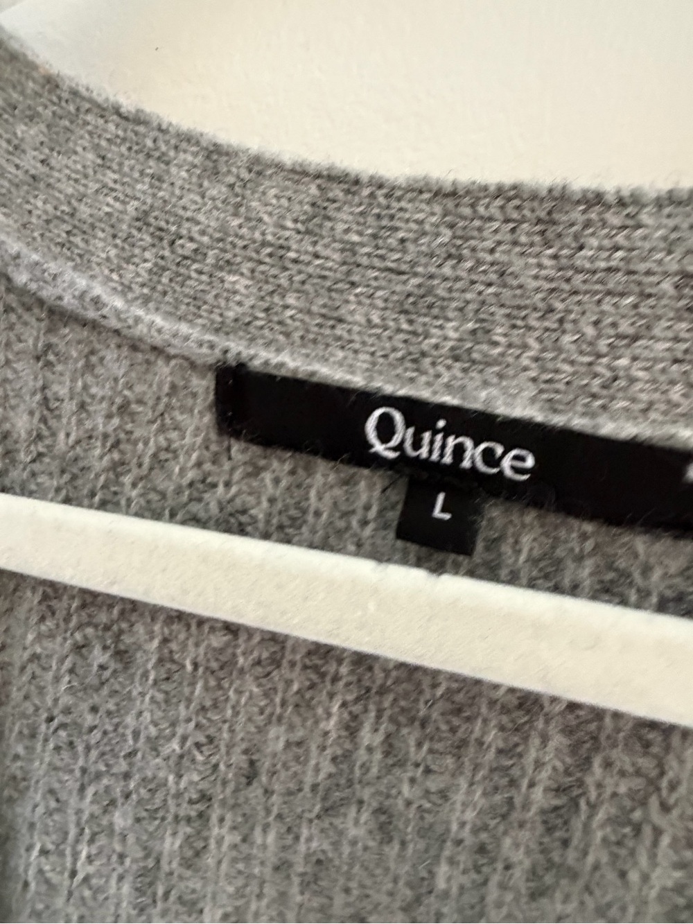 Quince Oversized Gray Cardigan - Picture 3 of 4